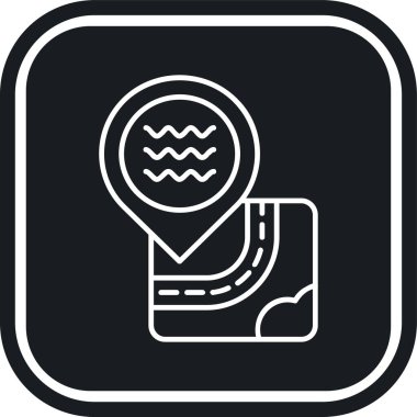 Modern simgenin vektör illüstrasyonu