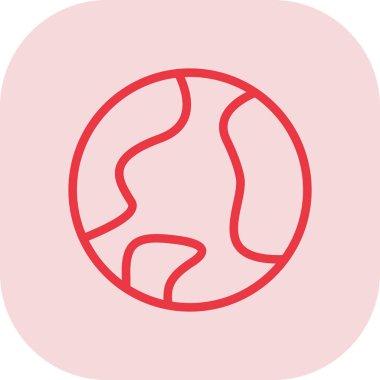 Futbol topu ince çizgi simgesi