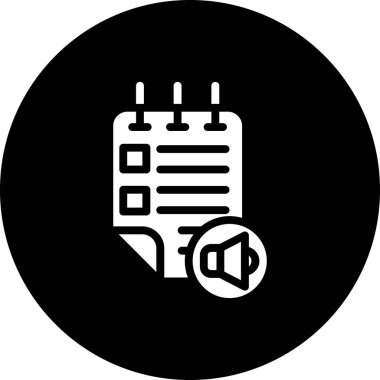 mikrofon simgesi, vektör illüstrasyonu