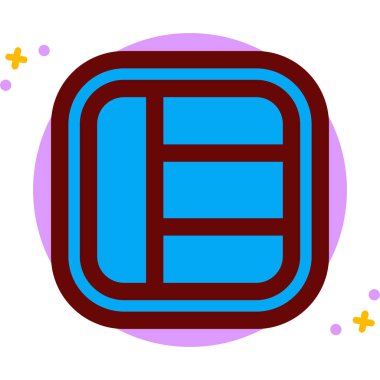 Seo simgesinin vektör illüstrasyonu