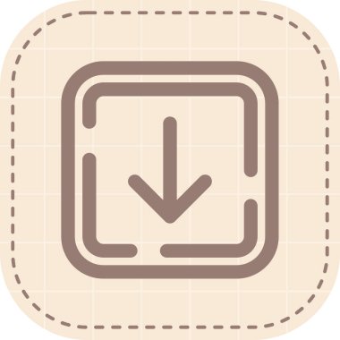 ok simgesinin vektör illüstrasyonu