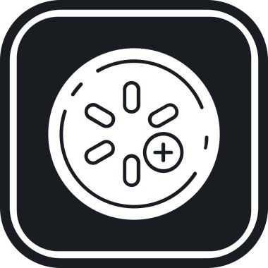 Tıbbi bir simgenin vektör illüstrasyonu