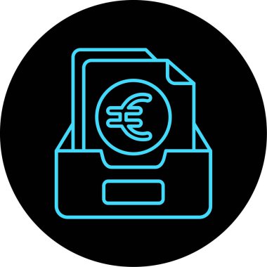 vektör para simgesi illüstrasyonu