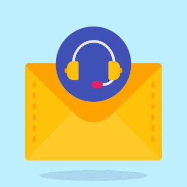 Zarfta bir harf var.