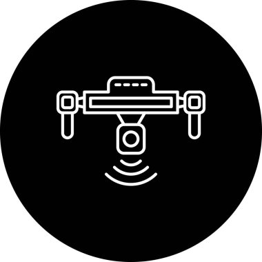 Modern oto tamir simgesinin vektör illüstrasyonu