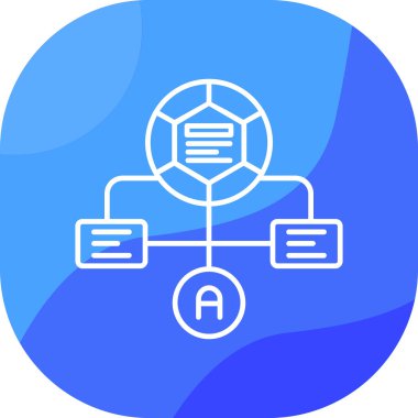 Bir simgenin vektör illüstrasyonu