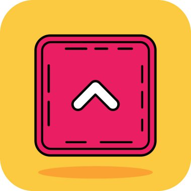 harita gezinme simgesi renk ana hatları vektörü