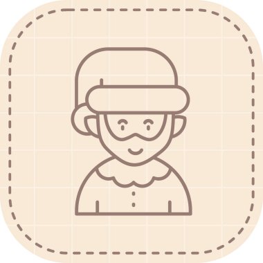 vektör illüstrasyonu, çizgi film simgesi ögesi.