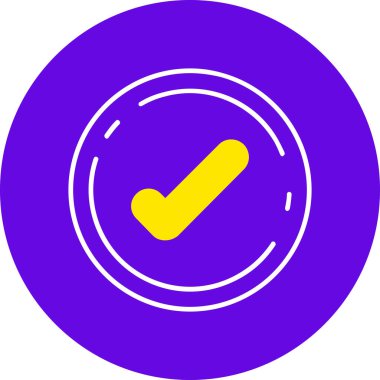 Kontrol listesi simgesinin vektör illüstrasyonu