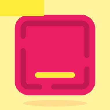 Modern simgenin vektör illüstrasyonu