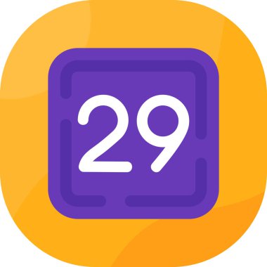 9 numaralı simge tasarımı, vektör illüstrasyonu