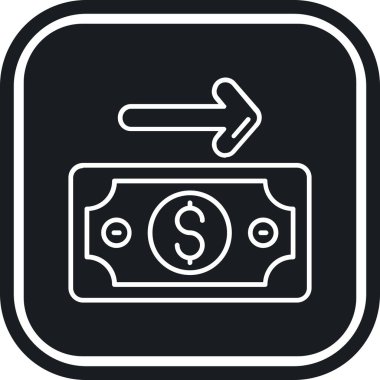 Kişisel ve ticari kullanım için vektör para simgesi.