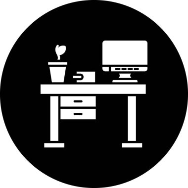 Modern simgenin vektör illüstrasyonu