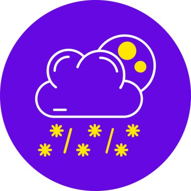 Bulut. Web simgesi basit illüstrasyon