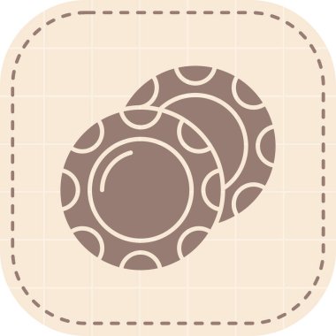 Modern b 'nin vektör illüstrasyonu yumurta ikonundan yoksun