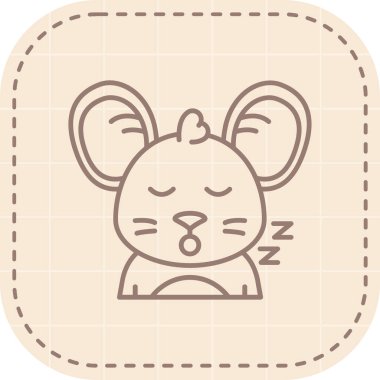 uyku ve uyku yastığı simgesi