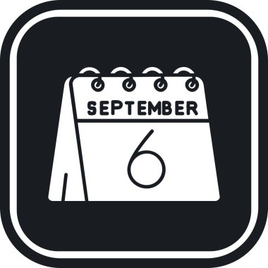 vektör takvimi simgesi, basit illüstrasyon