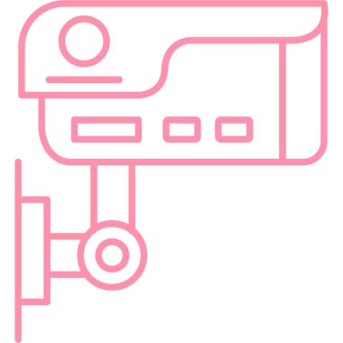 video kamera ikonu vektör illüstrasyonu