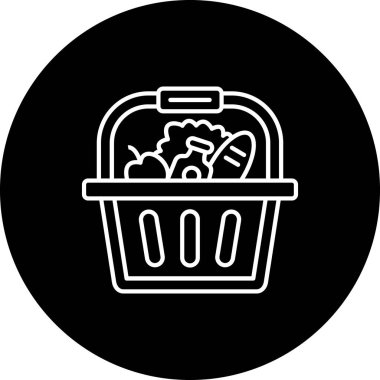 Çöp. Web simgesi basit illüstrasyon