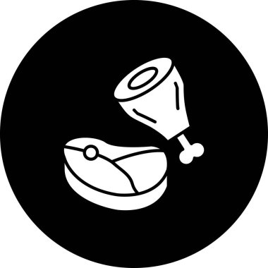 Bir besin simgesinin vektör illüstrasyonu