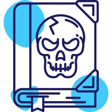 Cadılar Bayramı ölüm ikonu - ana hatlarıyla