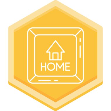 Modern simgenin vektör illüstrasyonu