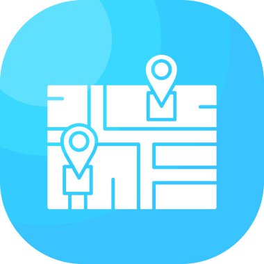 konum simgesi vektör illüstrasyonu