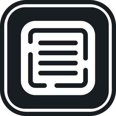 e-posta ileti simgesi ana hat biçiminde