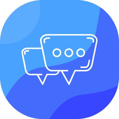 konuşma balonu ikonu vektör illüstrasyon tasarımı