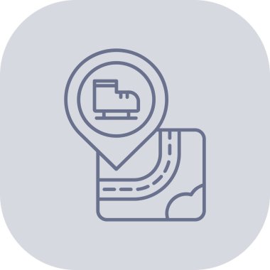 konum sembollü harita iğnesi