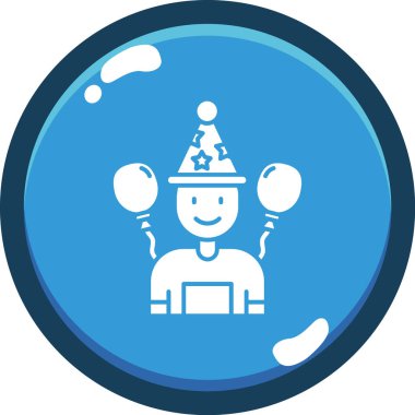 Parti kutlaması. Basit tasarım