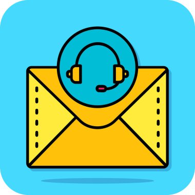 e- posta servisi vektör simgesi