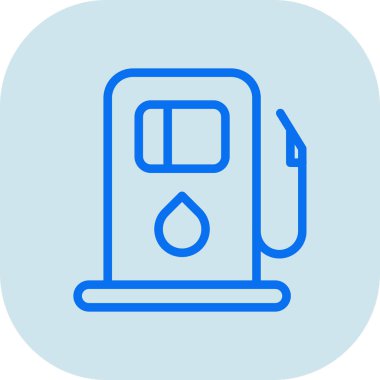 Yakıt. Web simgesi basit illüstrasyon