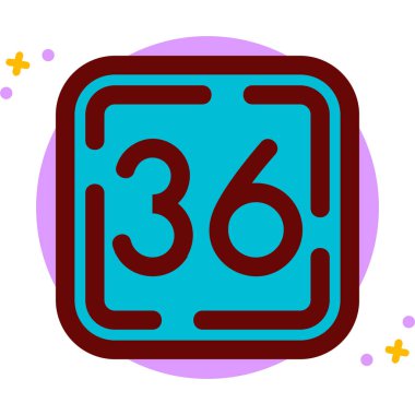 3 numaralı vektör simgesi tasarımı