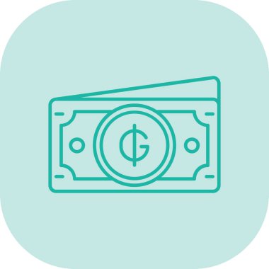 Dolar simgesi vektör illüstrasyon tasarımı