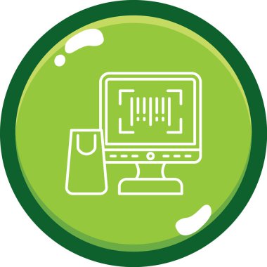 dizüstü bilgisayar kutsal kişilerin resmi. vektör çizim