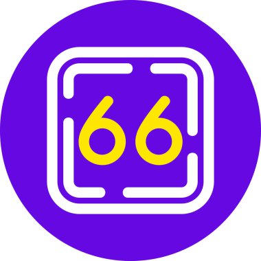 6, 6, 6, 8, 6 simgesi