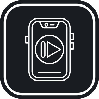 Vektör Mobil simge illüstrasyonu