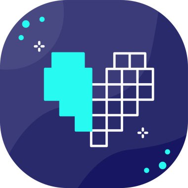 Mavi ve beyaz bir arkaplanın vektör çizimi