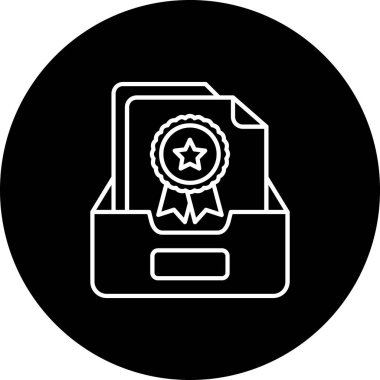 Bir yıldızın vektör illüstrasyonu