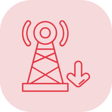 radyo simgesi vektör illüstrasyonu