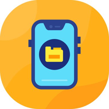 akıllı telefon simgesi vektör illüstrasyonu