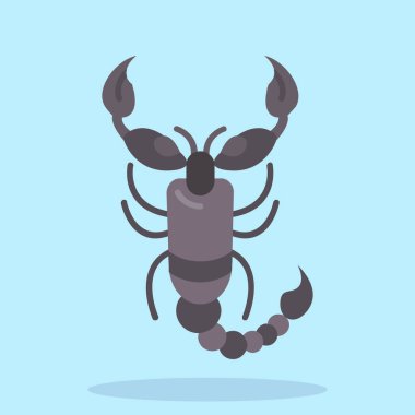 Akrep simgesi, vektör çizimi