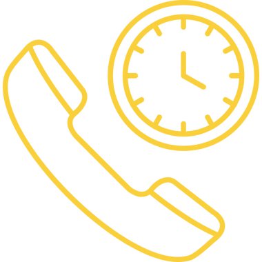 Telefonunuz var. Web simgesi basit illüstrasyon