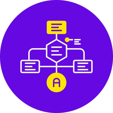 Veri analiz simgesi, vektör illüstrasyonu