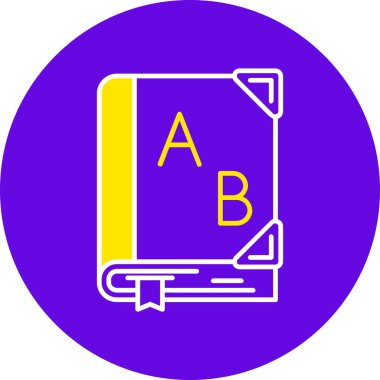 Dosya biçim simgesinin vektör illüstrasyonu