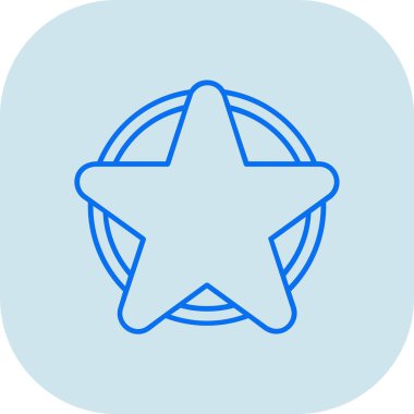 yıldız simgesi vektör illüstrasyonu