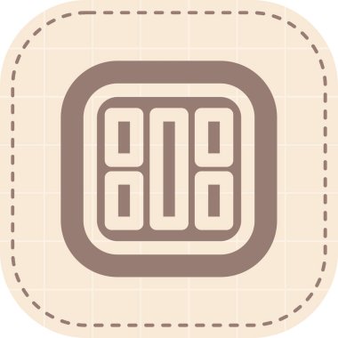 Modern b 'nin vektör illüstrasyonu eksik simgesi