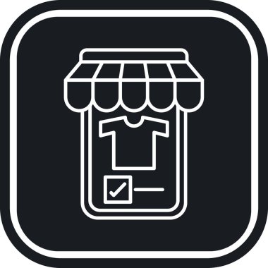 Modern b 'nin vektör illüstrasyonu alışveriş simgesinden yoksun