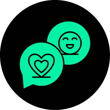 vektör aşk simgesi illüstrasyonu